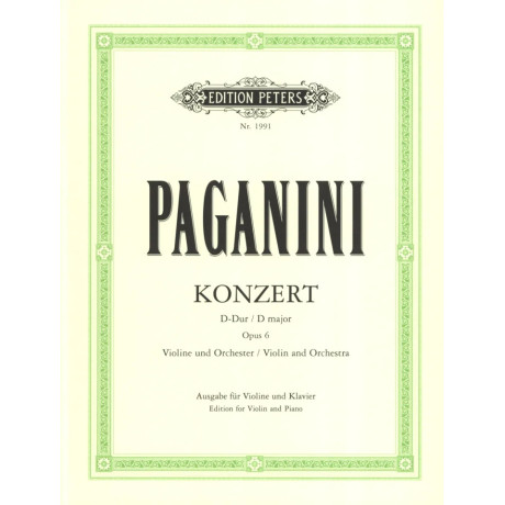 copy of Paganini - Concerto in Re Maggiore Op.6 n.1 per Violino e Piano