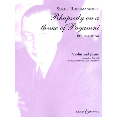 Rachmaninoff - Rapsodia su un Tema di Paganini per Violino e Piano