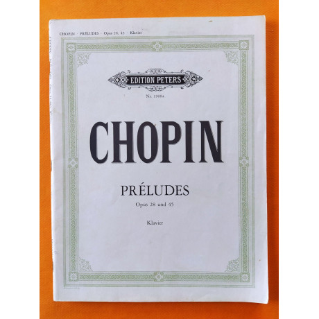 Chopin - Preludi Op.28 Op.45 per Pianoforte