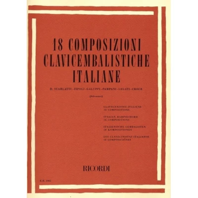 AA.VV. - 18 Composizioni Clavicembalistiche Italiane