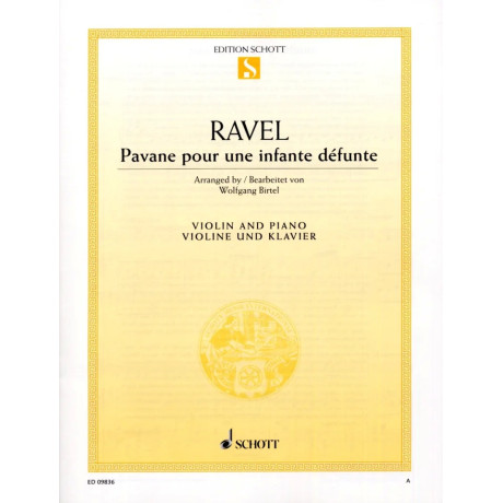 Ravel - Pavana pour une infante Dèfunte per Violino e Piano