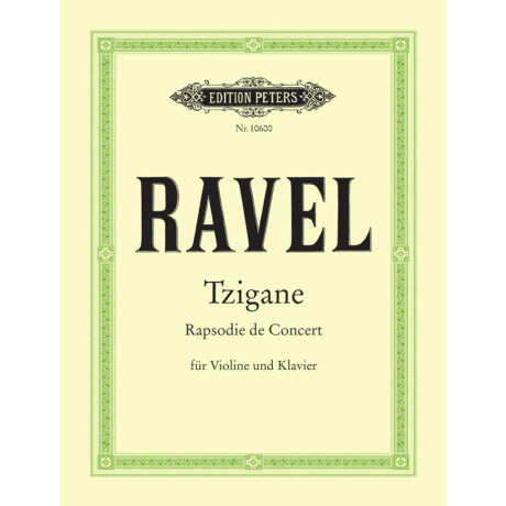 Ravel - Tzigane Rapsodia da Concerto per Violino e Piano