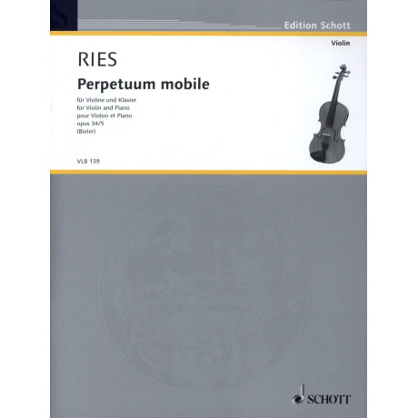 Ries - Moto Perpetuo Op.34/5 per Violino e Piano