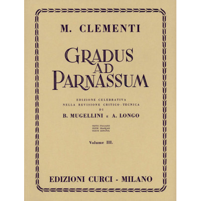 Clementi - Gradus ad Parnassum Vol.3 per Pianoforte