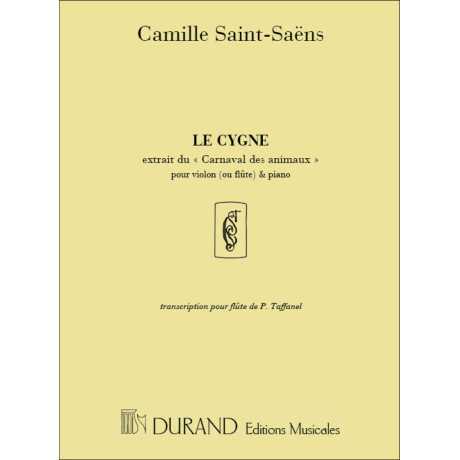 Saint-Saens - Il Cigno per Violino o Flauto e Piano