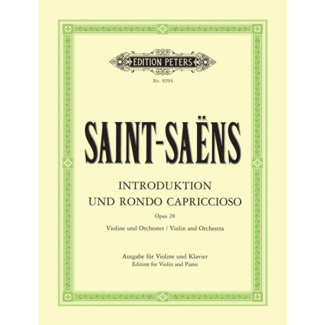 Saint-Saens - Introduzione e Rondò Capriccioso Op.28 per Violino e Piano