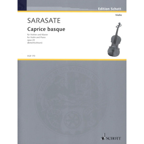 Sarasate - Caprice Basque Op.24 per Violino e Piano