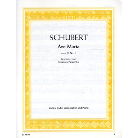 copy of Schubert - Ave Maria Op.52 n.6 per Violino e Piano