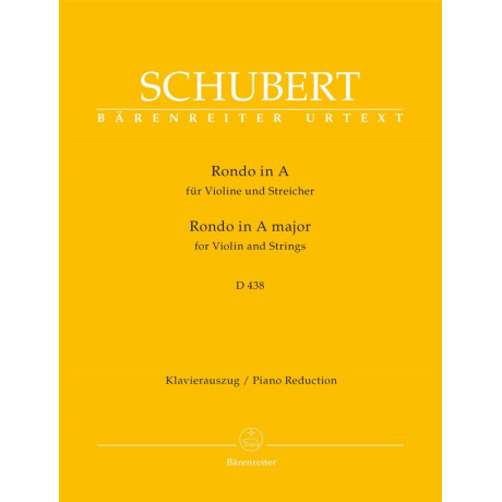 Schubert - Rondò in La Maggiore D.438 per Violino e Piano
