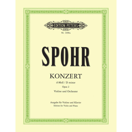 Spohr - Concerto in Re Minore Op.2 per Violino e Piano
