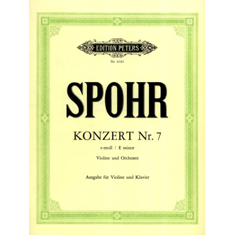 Spohr - Concerto N.7 in Mi Minore Op.38 per Violino e Piano