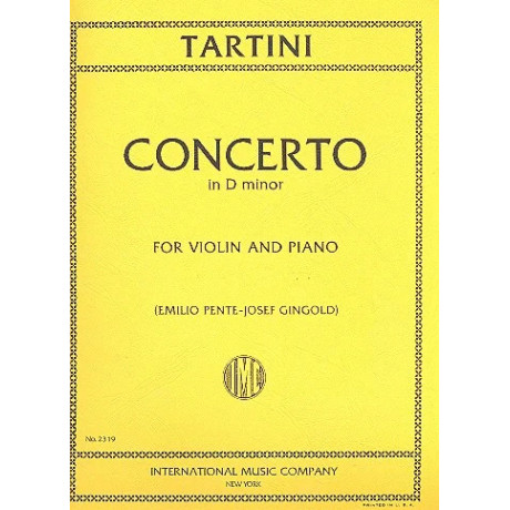 Tartini - Concerto in Re Minore per Violino e Piano