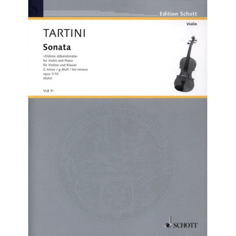 Tartini - Sonata in Sol Minore Didone abbandonata per Violino e Piano