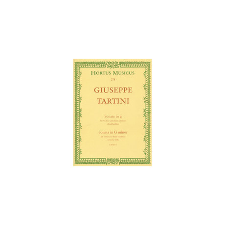 Tartini - Sonata in Sol Minore Il Trillo del Diavolo per Violino e Piano