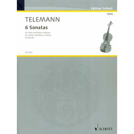 Telemann - 6 Sonate  per Violino e Basso Continuo