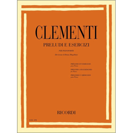 Clementi - Preludes and exercises for piano