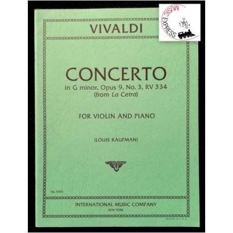 copy of Vivaldi - Concerto in La Minore Op.3 n.6 RV356 per Violino e Piano