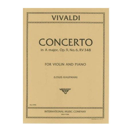 copy of Vivaldi - Concerto in La Minore Op.3 n.6 RV356 per Violino e Piano
