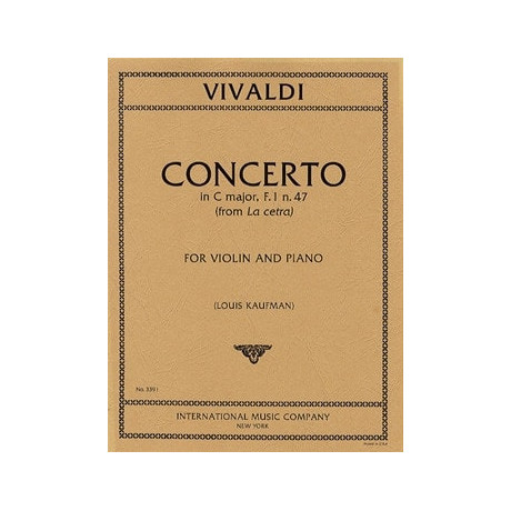 Vivaldi - Concerto in Do Maggiore F.I n.47 per  Violino e Piano