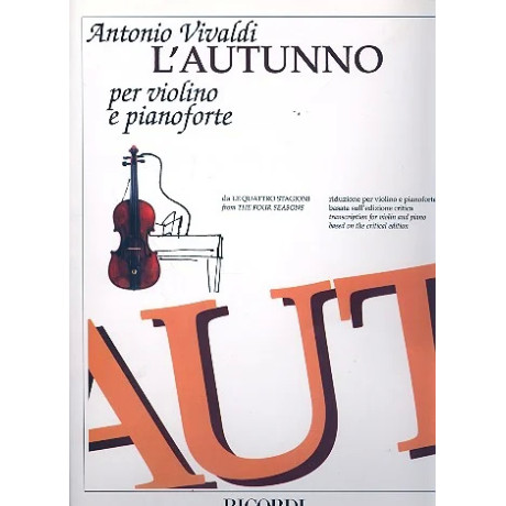 Vivaldi - L'Autunno per Violino e Piano