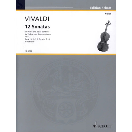 Vivaldi - Sonate per Violino e Basso Continuo Op.2 Vol.1
