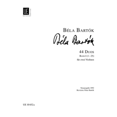 Bartok - 44 Duetti per 2 Violini Vol.1