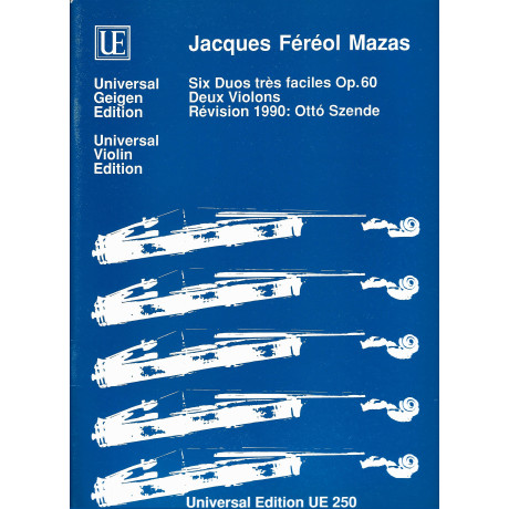 Mazas - 6 Duetti molto facili Op.60 per 2 Violini