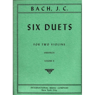 Bach - 6 Duetti per 2 Violini Vol.2