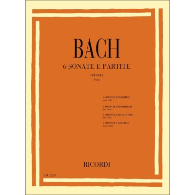 Bach - 6 Sonate e Partite per Viola