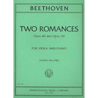 Beethoven - 2 Romanze Op.40 e Op.50 per Viola e Piano