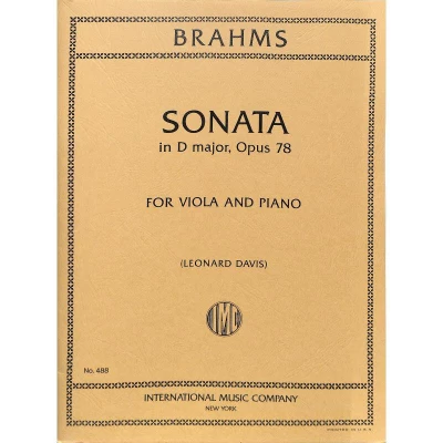 Brahms - Sonata in Re Maggiore Op.78 per Viola e Piano