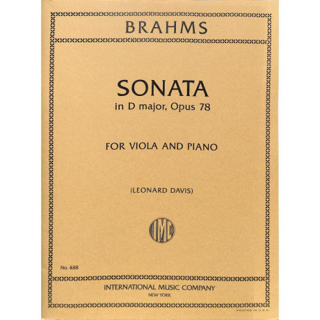 Brahms - Sonata in Re Maggiore Op.78 per Viola e Piano