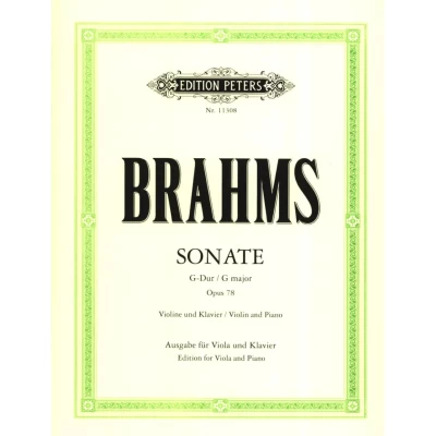 Brahms - Sonata in Sol Maggiore Op.78 per Viola e Piano