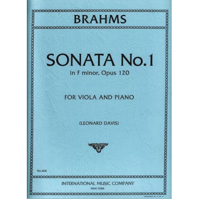 Brahms - Sonata in Fa Minore Op.120 N.1 per Viola e Piano