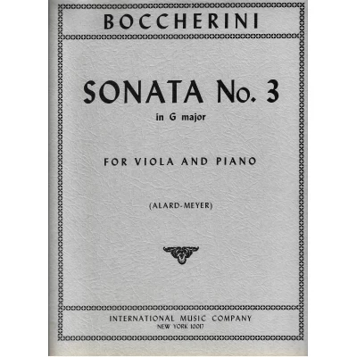 Boccherini - Sonata n.3 in Sol Maggiore per Viola e Piano