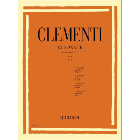 Clementi - Sonate Vol.2 per Pianoforte