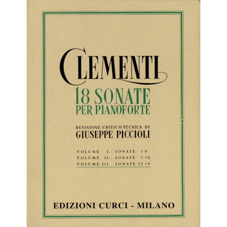 Clementi - Sonate Vol.3 per Pianoforte