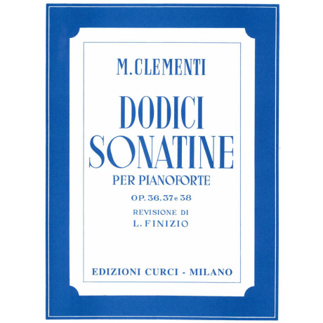 Clementi - 12 Sonatine Op.36,37,38 per Pianoforte