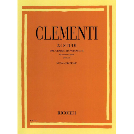 Clementi - 23 Studi Scelti dal Gradus per Pianoforte