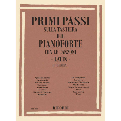 Concina - Primi Passi sulla Tastiera Latin per Pianoforte
