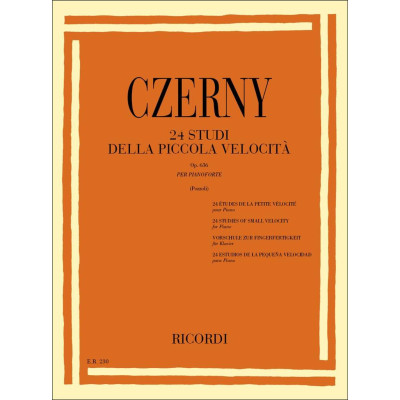 copy of Czerny - 24 Piccoli Studi della Velocità Op.636 per Pianoforte