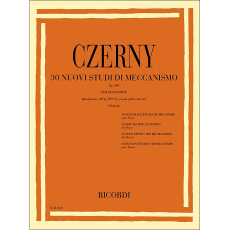 copy of Czerny - 24 Piccoli Studi della Velocità Op.636 per Pianoforte