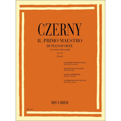 Czerny - Il Primo Maestro Op.599 per Pianoforte