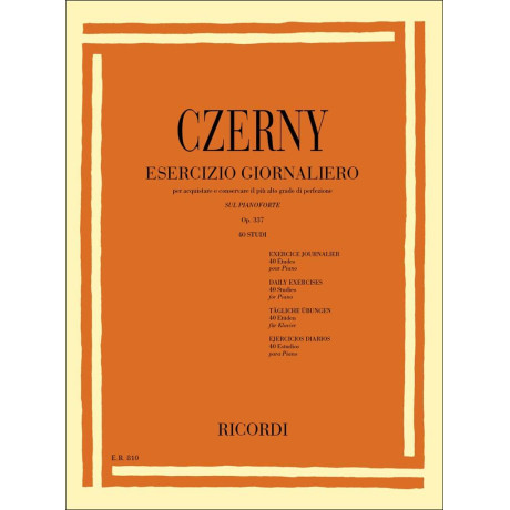 Czerny - Esercizio Giornaliero Op.337 per Pianoforte