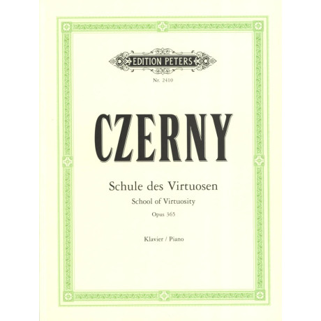 Czerny - Scuola del Virtuosismo Op.365 per Pianoforte