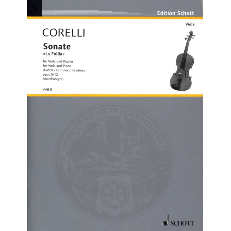 Corelli - Sonata La Follia Op.5 n.12 in Re Minore per Viola e piano