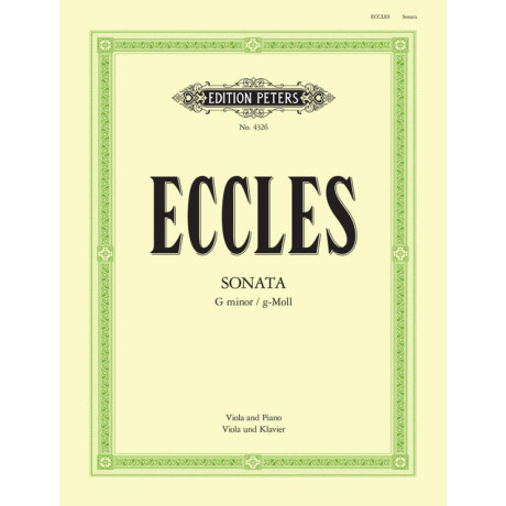 copy of Eccles - Sonata in Sol Minore per Viola e Piano