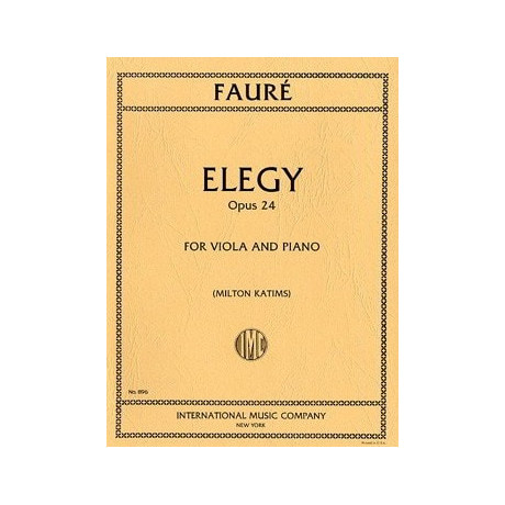 Faurè - Elegy Op.24 per Viola e Piano