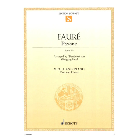 Faurè - Pavana Op.50 per Viola e Piano
