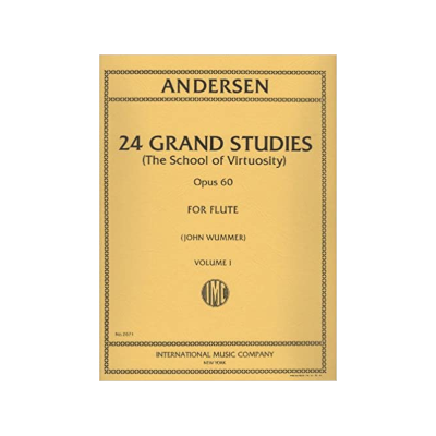 Andersen - 24 Grandi Studi Op. 60 Vol.1 per Flauto